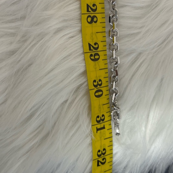 D’ORLAN Silver tone long chain Chain Signed Necklace - Picture 8 of 12